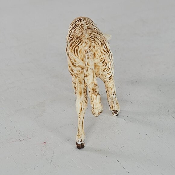 Vintage Fontanini Italy Sheep Lamb Figurine Grazing Plastic - Picture 4 of 8